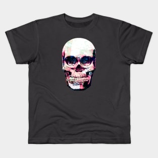 Newsprint Skull Kids T-Shirt